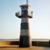 to the lighthouse Travemünde breakwater
