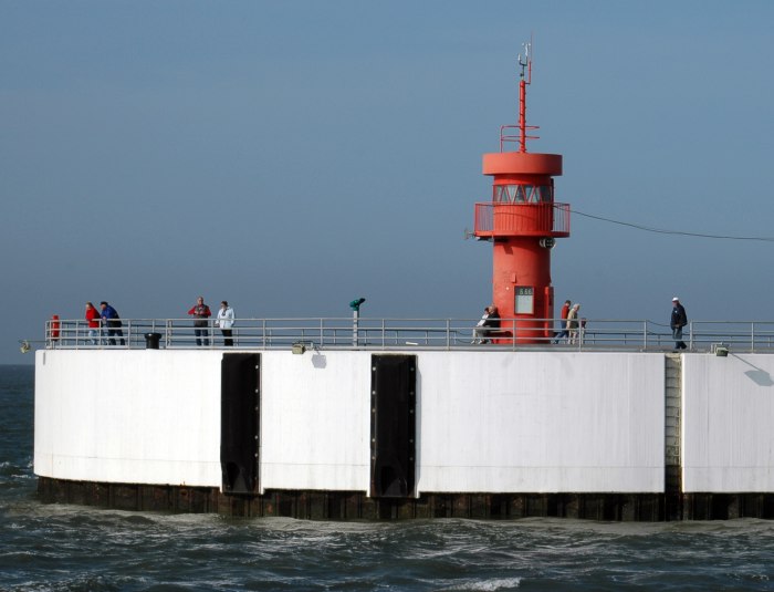 port pier light Büsum