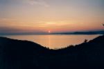 sunset at the Lista Fjord in Norway