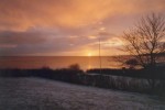 sunrise near Hejlsminde in Denmark