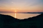 sunset at the Lista Fjord in Norway