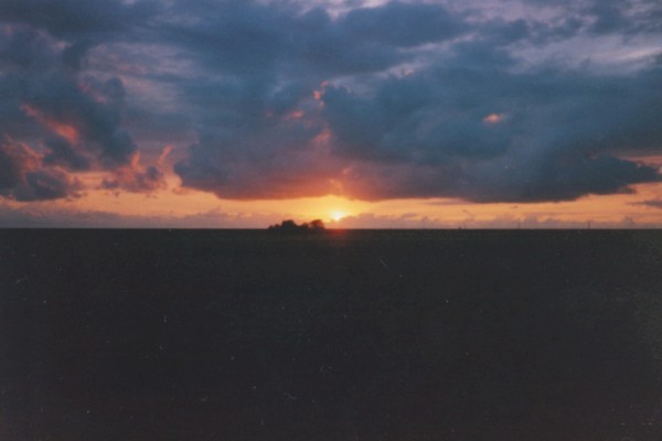 sunset near Husum